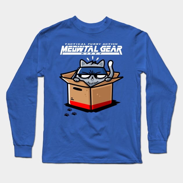 Meowtal Gear (Collab with Evasinmas) Long Sleeve T-Shirt by demonigote